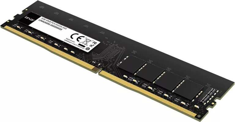 Barrette mémoire 16Go DIMM DDR4 Lexar 3200Mhz (Noir) - UDIMM DDR4 PC4-25600 (3200 Mhz) CL22 pour PC de bureau tour