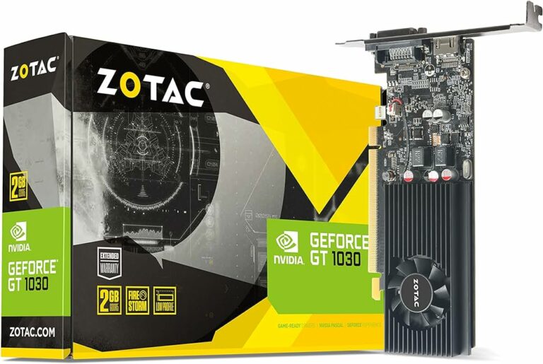 Carte Graphique Nvidia Zotac GeForce GT1030 2Go Low Profile