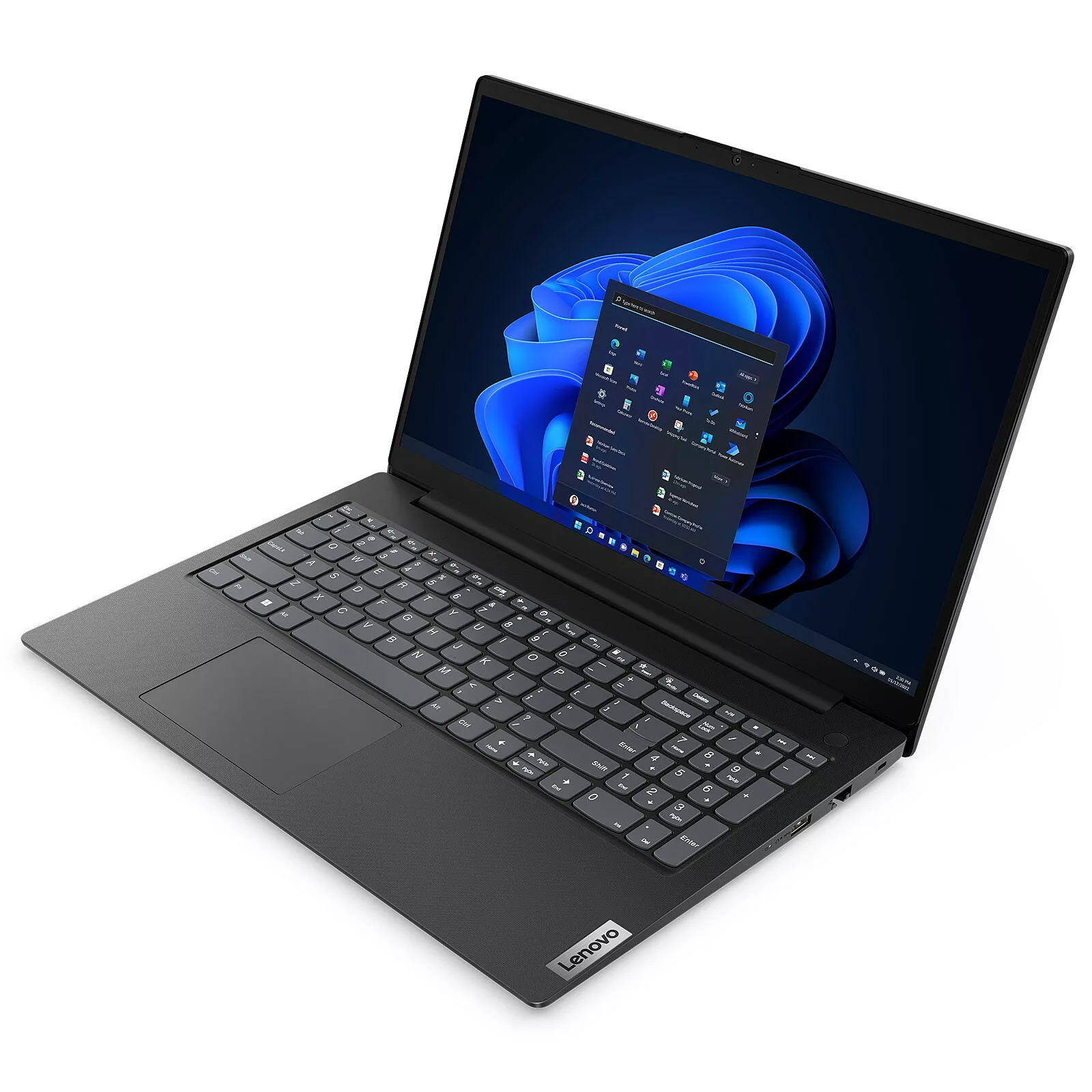 AMD Ryzen 3 7320U - 8Go DDR5 - SSD 256Go - 15.6" LED Full HD - Wi-Fi AC/Bluetooth - Webcam - Windows 11 Famille - Autonomie 7 Heures.