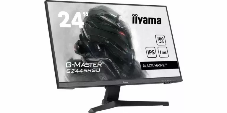 Ecran iiyama G-Master G2445HSU 24" Full HD 1920 x 1080 pixels - 1 ms (gris à gris) - Format large 16/9 - Dalle IPS - DisplayPort - HDMI - Hub USB - Noir