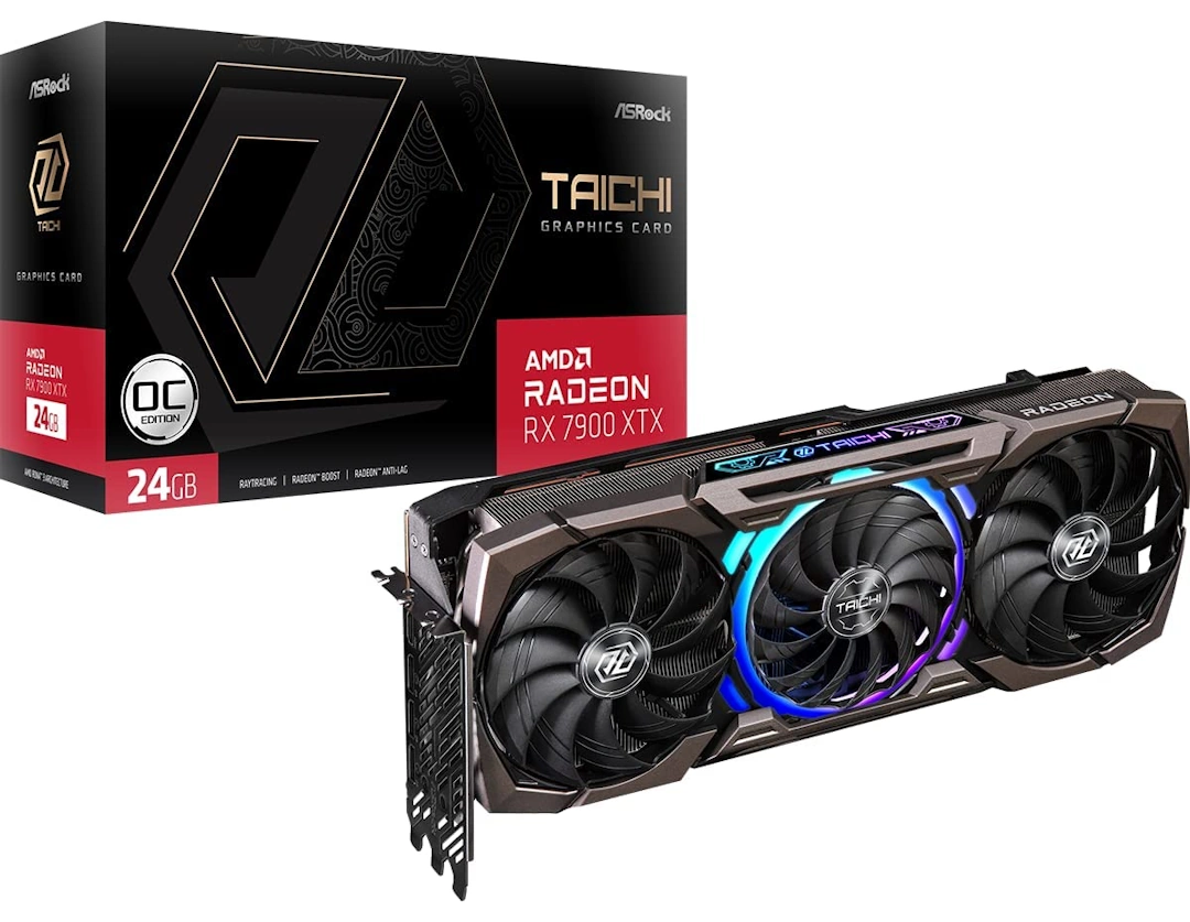 AMD ASRock Radeon RX 7900 XTX Taichi OC 24Go