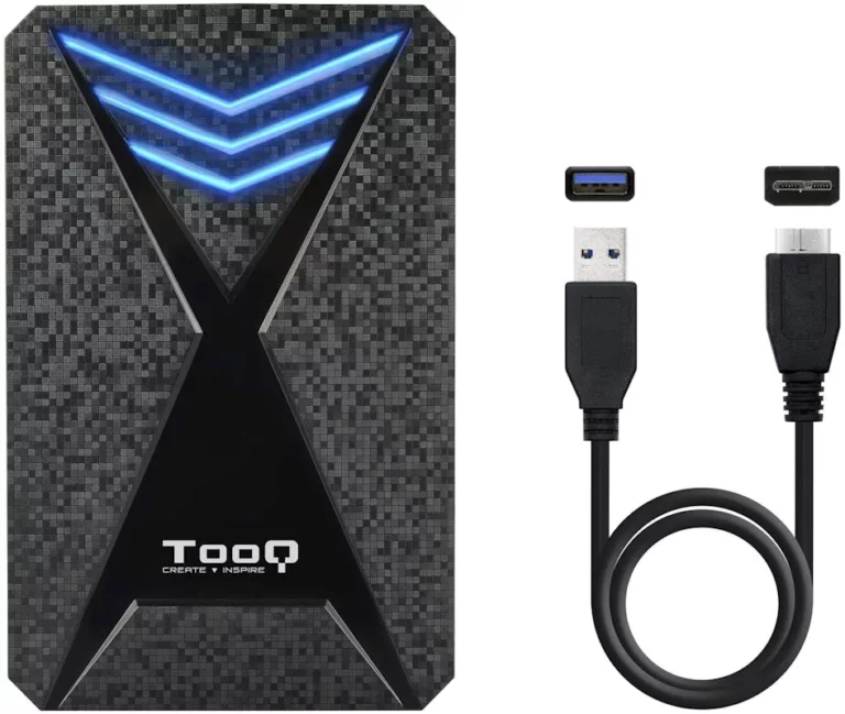 TooQ Boîtier pour disque dur TQE-2550BL 2,5" USB 3.0 Bleu