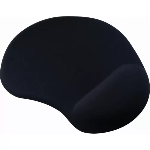 Tapis de Souris Ergonomique - Tapis de Souris Gamer avec Repose Poignet en Gel, Confort avec Gaming Mouse Pad pour Ordinateur et Ordinateur Portable - Noir