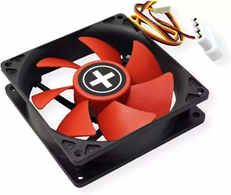 Ventilateur pour Boitier de 9,2Cm (92mm) - Xilence XPF92.R 92mm Ventilateur de boîtier, 3PIN, rouge/noir