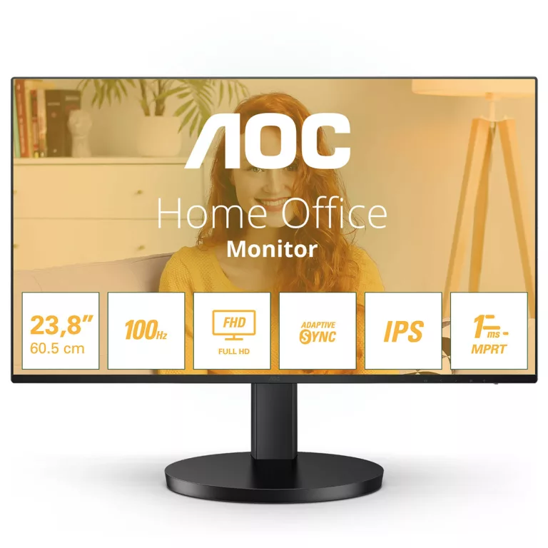 Ecran 24" AOC 24B3HA2 Full HD 100Hz (Noir)