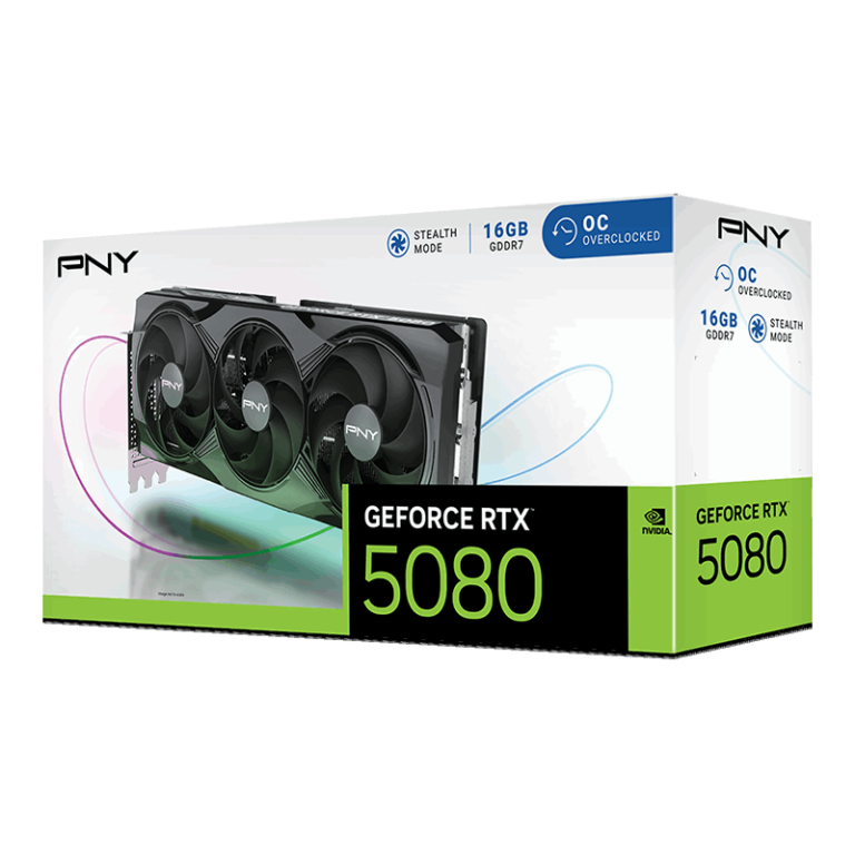 Carte Graphique PNY GeForce RTX 5080 Triple Fan OC