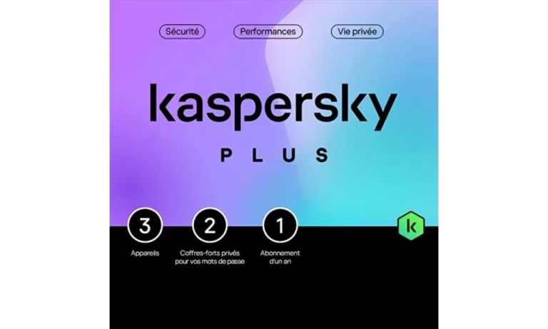 Kaspersky Plus | 3 appareils | 1 an | 2025 | Successeur de Kaspersky Internet Security