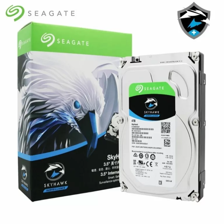 Disque Dur 3,5" Seagate Skyhawk 4To - S-ATA 3,5" - ST4000VX016